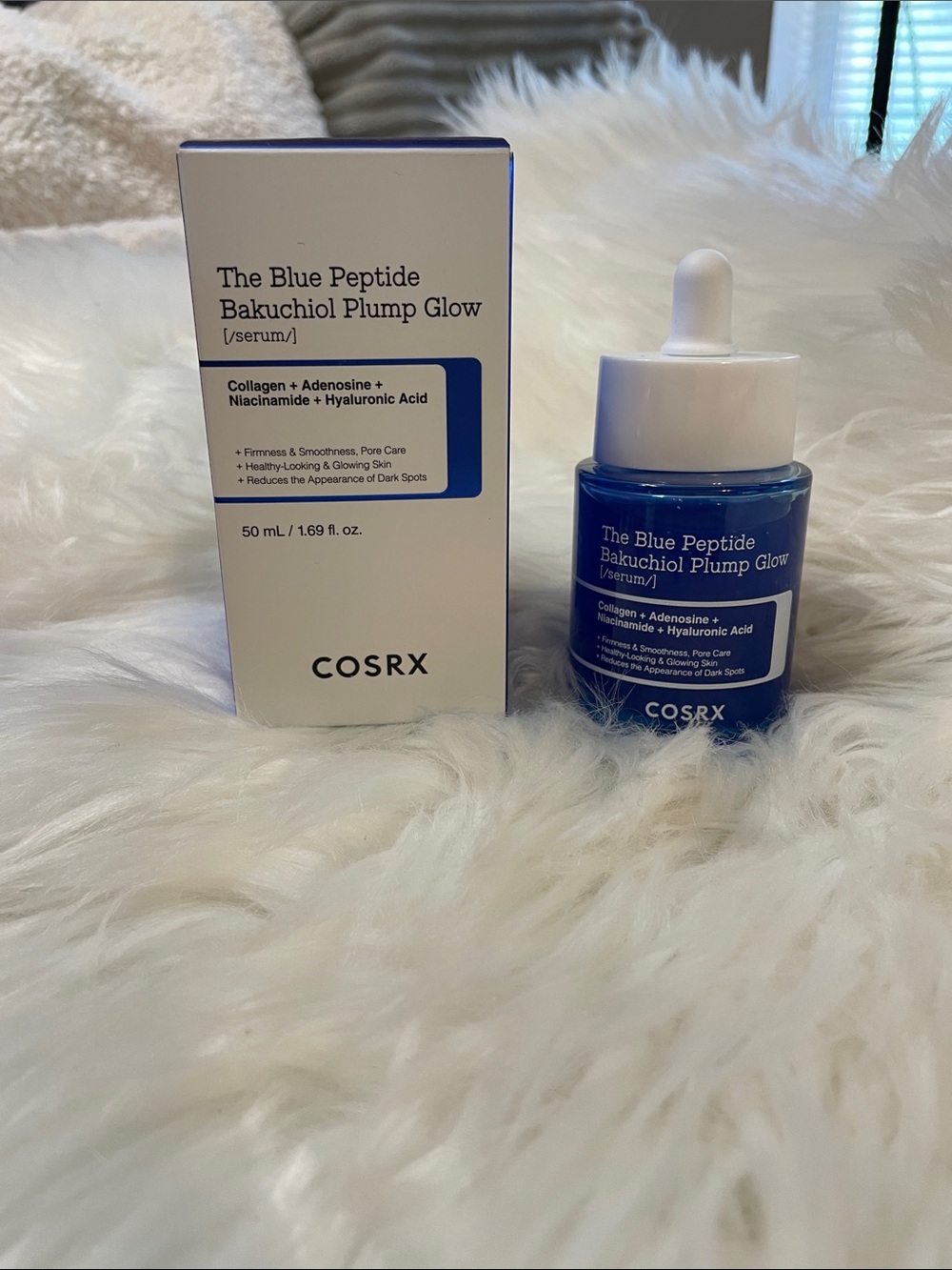 COSRX The Blue Peptide Bakuchiol Plump Glow Serum - Blue